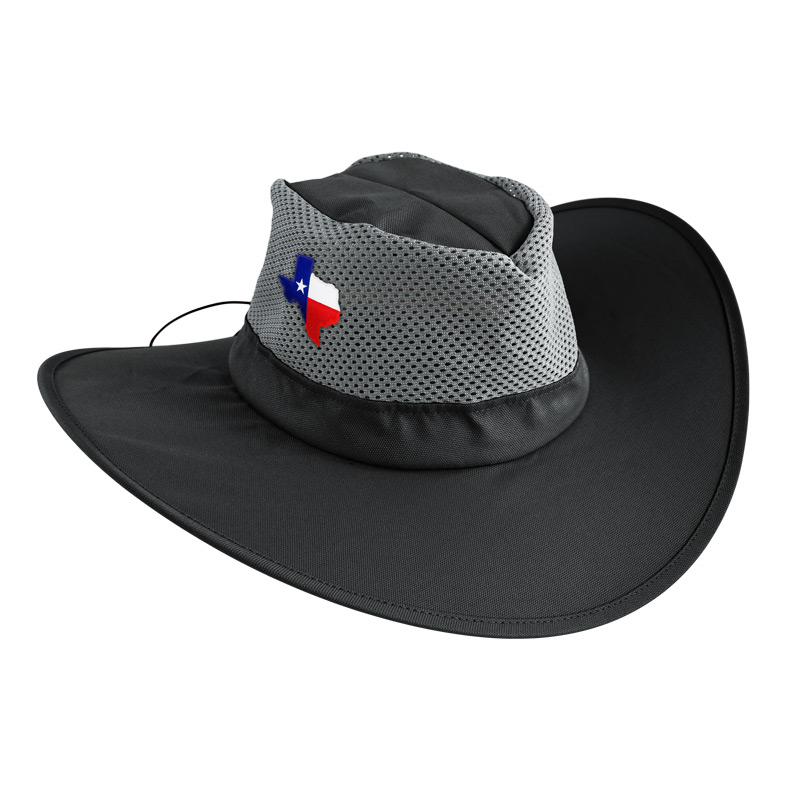 Black Packable Sun Hat, The Pop Hat