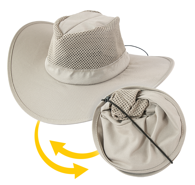 The Pop Hat Packable Sun Hat  Pack Smart, Look Good, Feel Cool